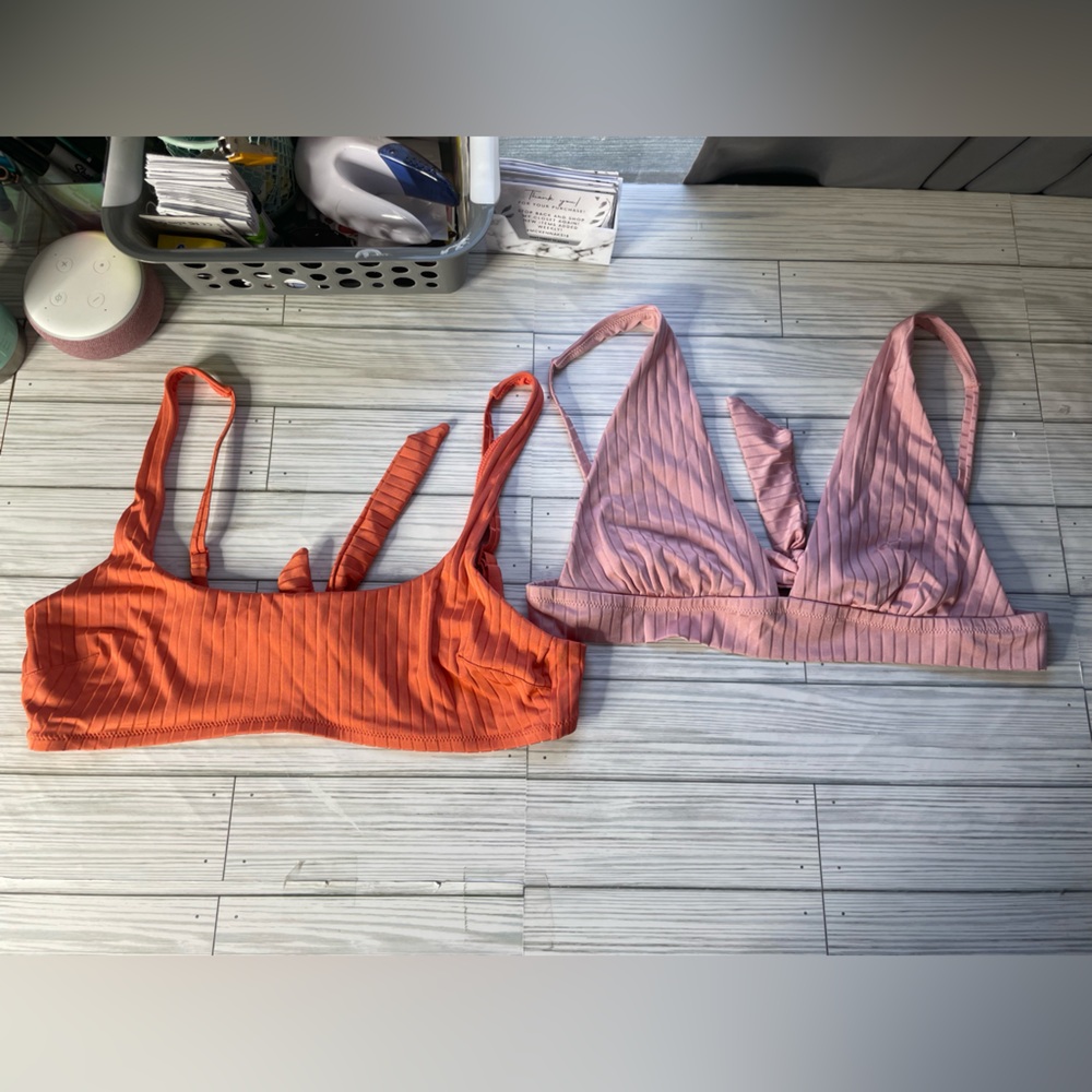 Aerie BUNDLE bikini swim tops (2) Large